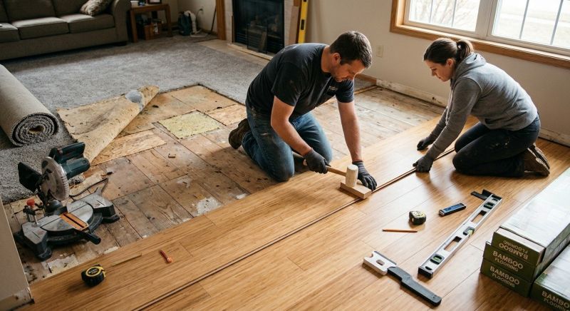 Bamboo Flooring Installation in Snellville, GA