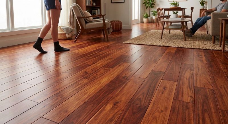 Cherry Floor Installation in Lawrenceville, GA