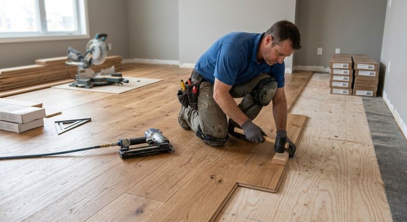 Hardwood Floor Installation in Oxford, GA