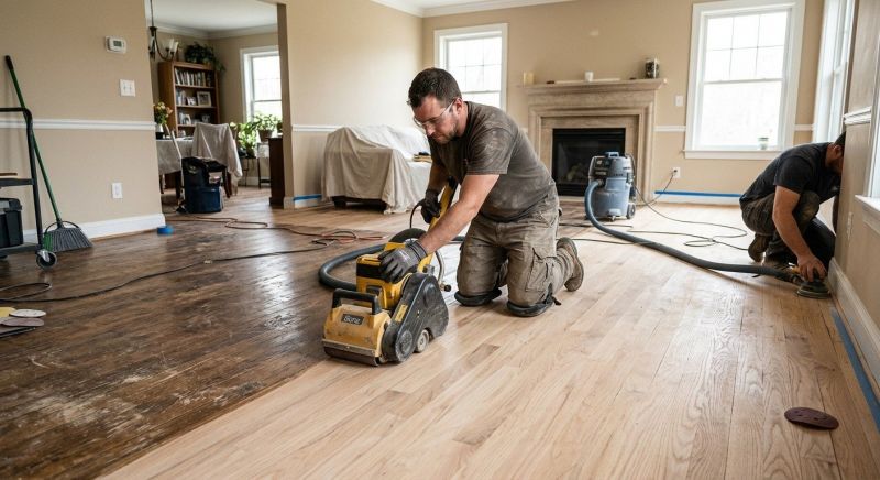 Hardwood Floor Renovation in Snellville, GA