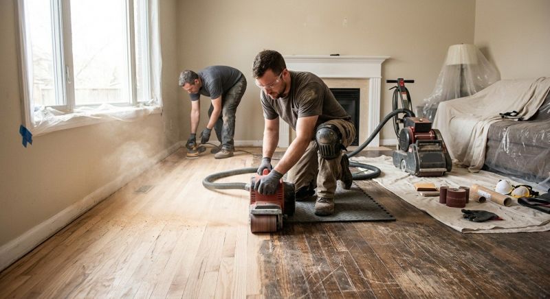 Hardwood Floor Renovation in Snellville, GA