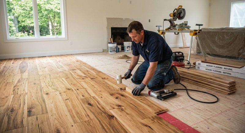 Hickory Floor Installation in Snellville, GA