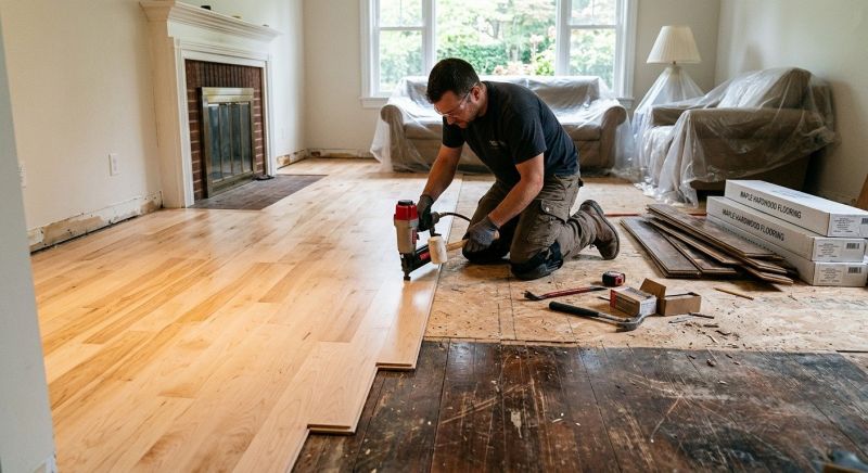Maple Flooring Installation in Snellville, GA