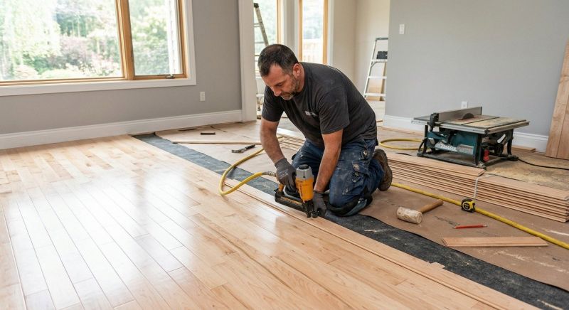 Maple Flooring Installation in Lithonia, GA