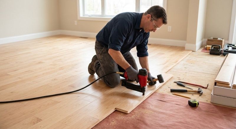Maple Flooring Installation in Suwanee, GA