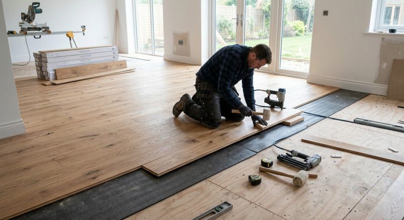 Oak Floor Installation in Covington, GA