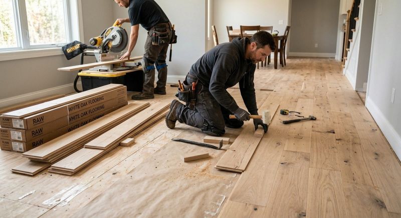 Oak Floor Installation in Duluth, GA