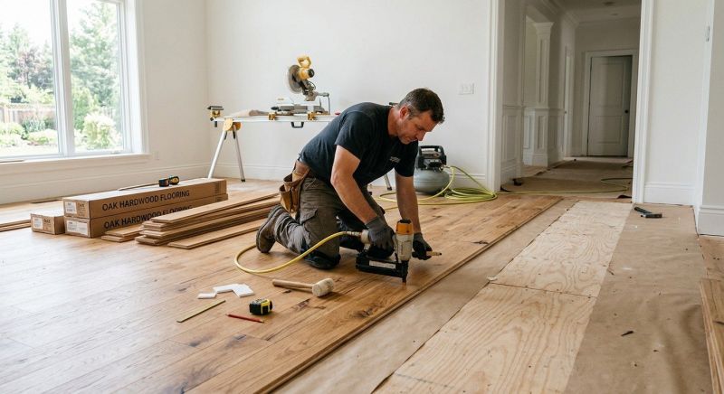 Oak Floor Installation in Henry County, GA