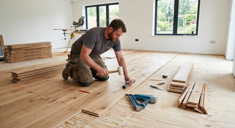 Oak Floor Installation in Snellville, GA