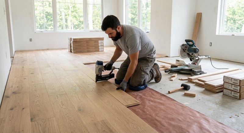 Oak Floor Installation in Snellville, GA