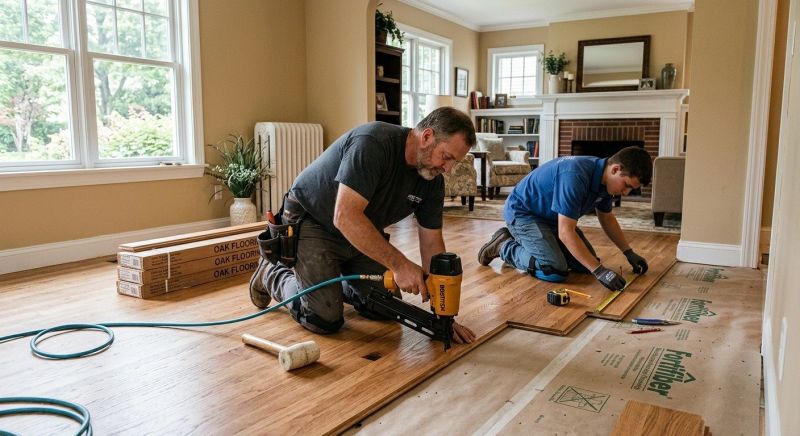 Oak Floor Installation in Stone Mountain, GA