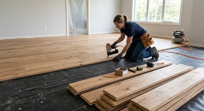 Plank Floor Installation in Snellville, GA