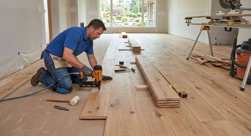 Plank Floor Installation in Snellville, GA