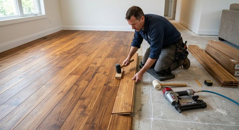 Teak Flooring Installation in Snellville, GA
