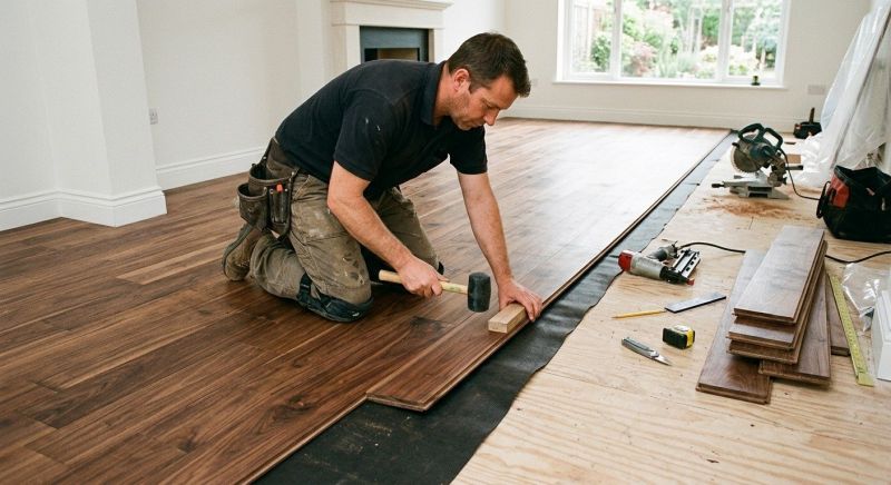 Walnut Flooring Installation in Snellville, GA