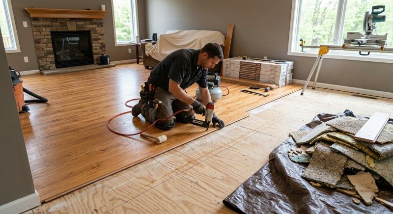 Wood Floor Replacement in Bethlehem, GA