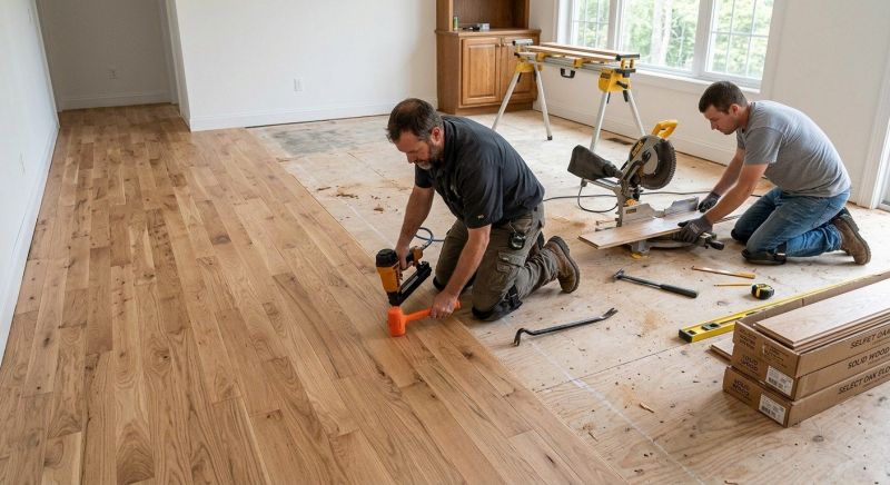 Wood Floor Replacement in Snellville, GA