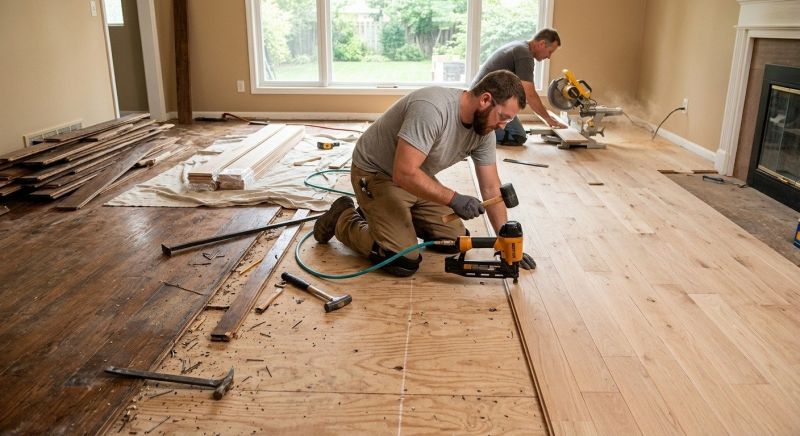 Wood Floor Replacement in Tucker, GA