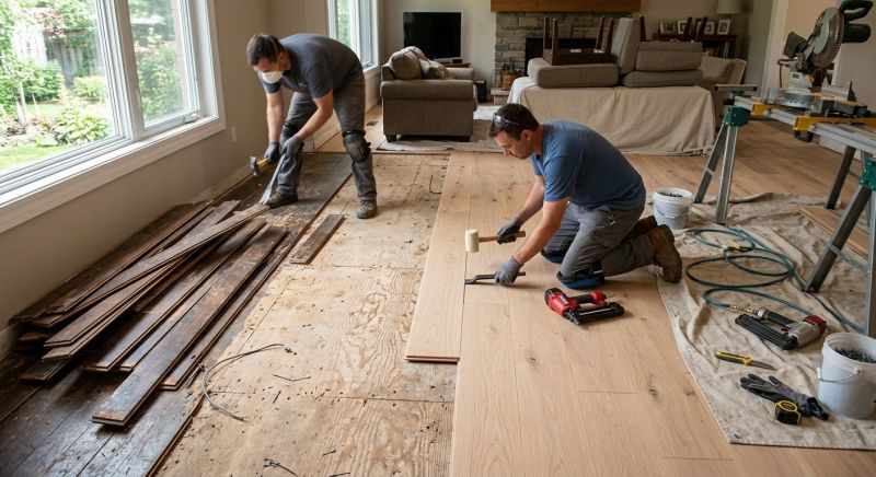 Wood Floor Replacement in Winder, GA